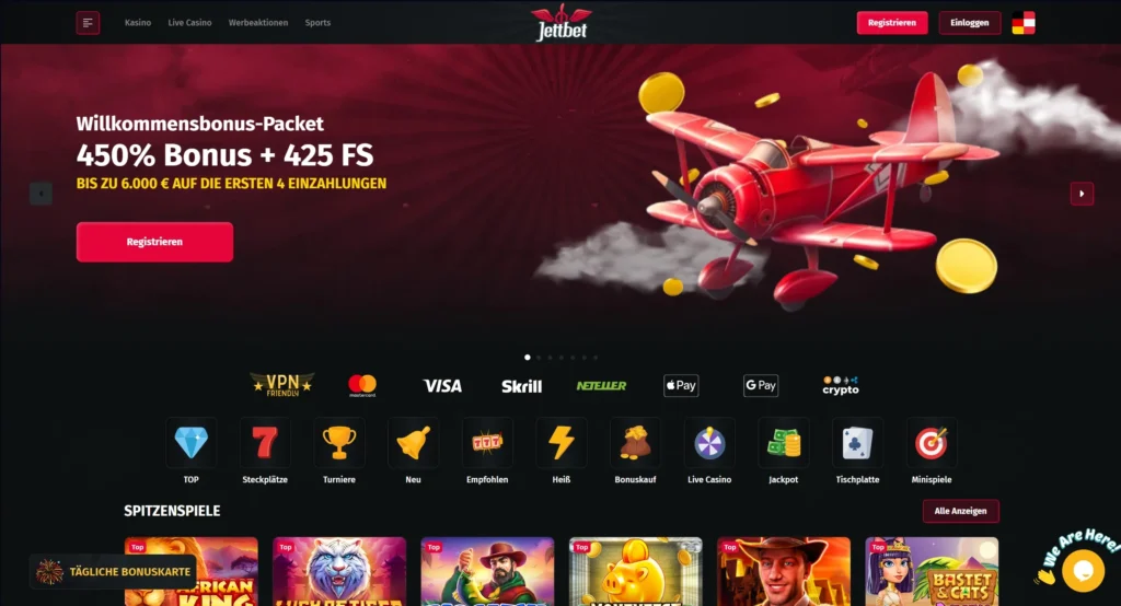 JettBet Casino login