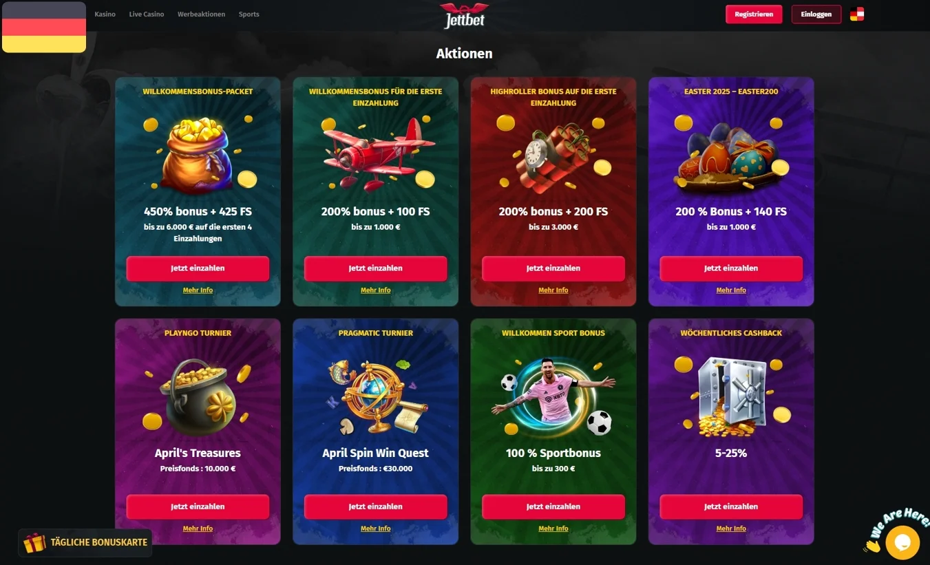 JettBet Casino Bonus